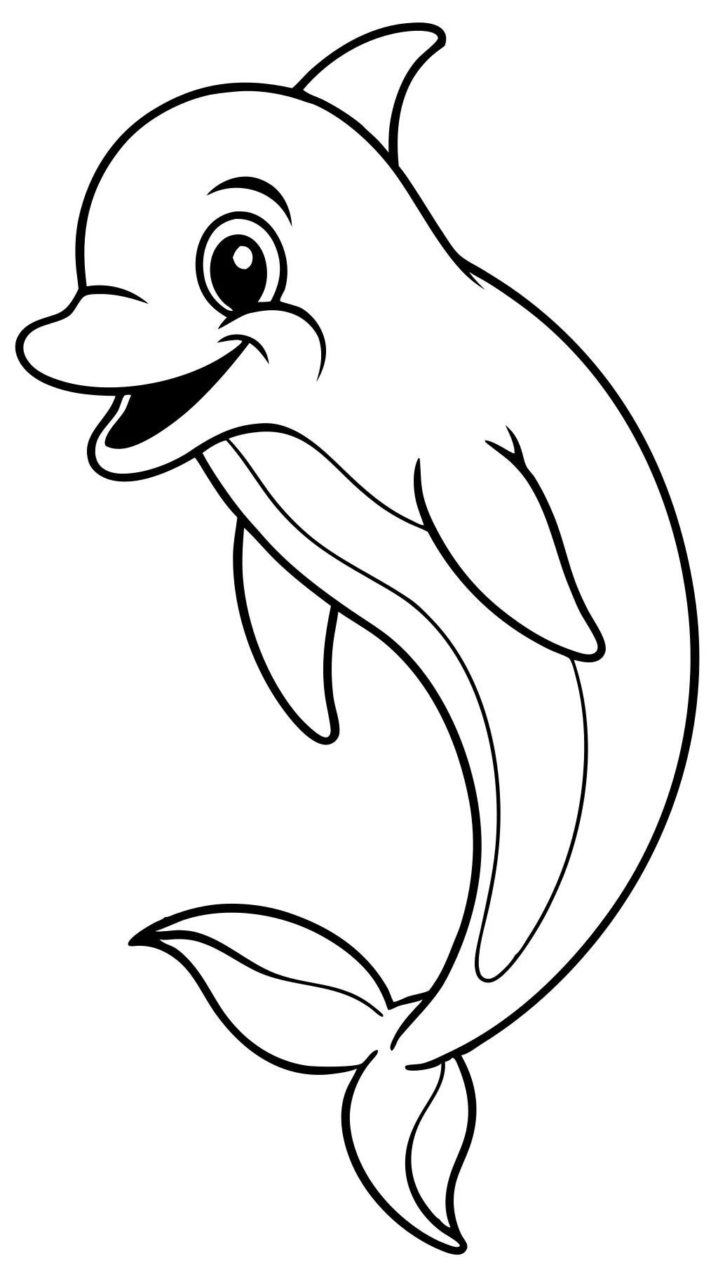 dolphin coloring pages free printable